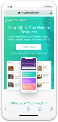 4yh final mobile landing design