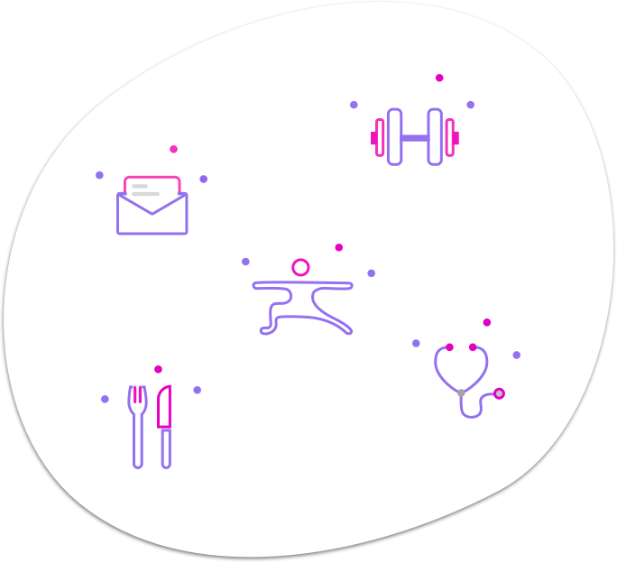 4 your health icon set