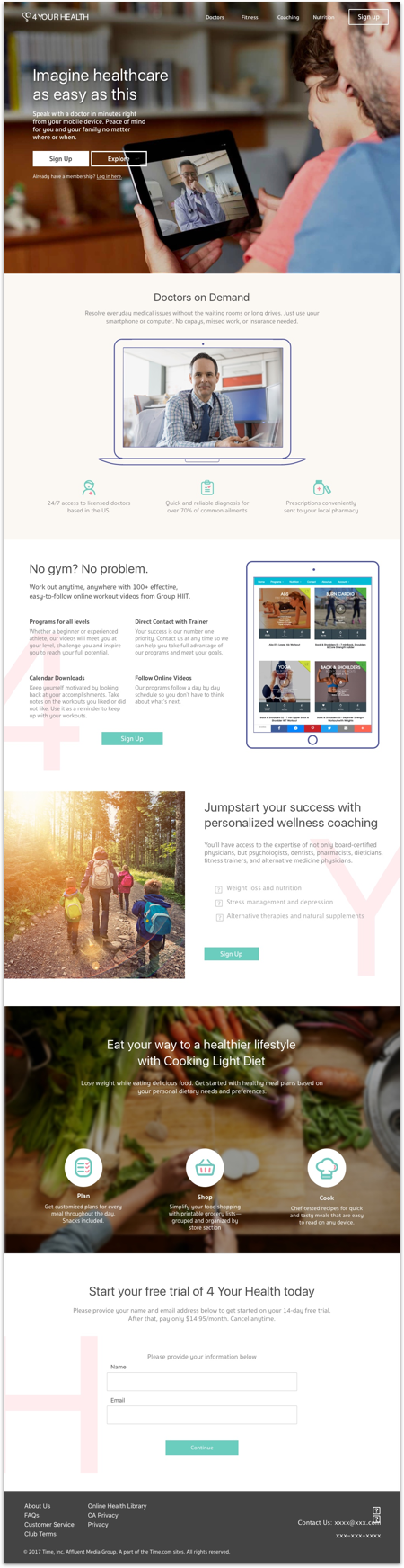 initial 4yh landing design